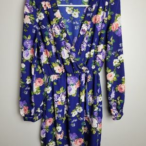 Lulus Floral Dress Size Medium
